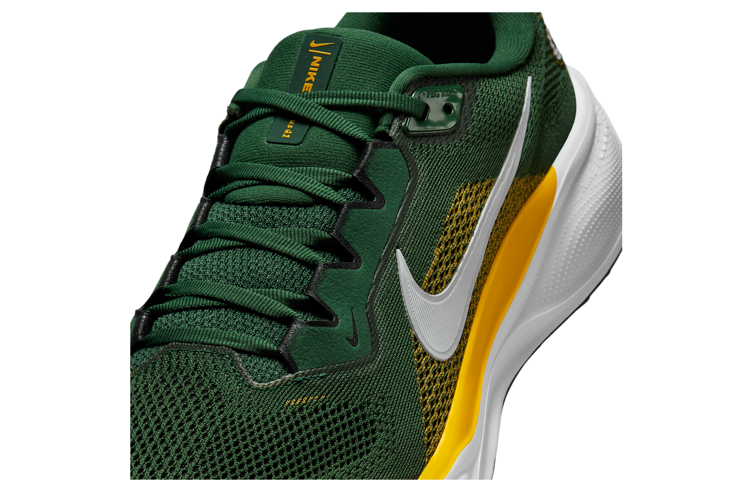 Nike Green Bay Packers Pegasus 41 Fir / University Gold