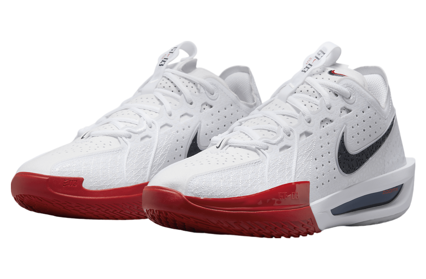 Nike GT Cut 3 White / Sport Red