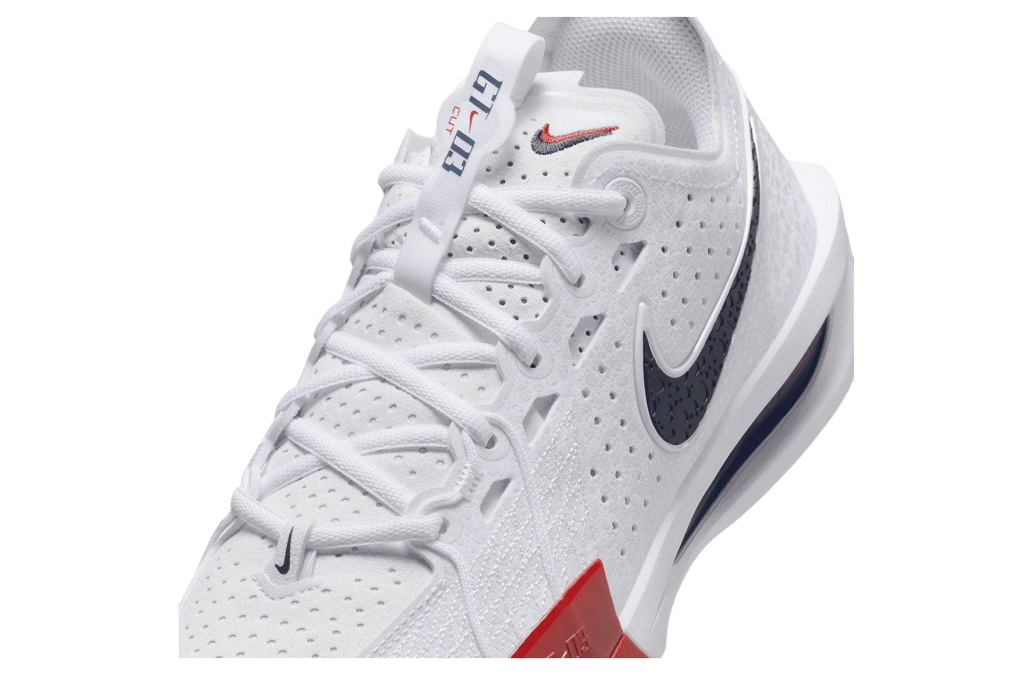 Nike GT Cut 3 White / Sport Red