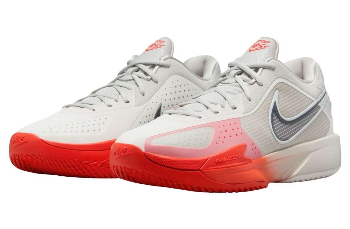 Nike GT Cut Cross Light Grey / Bright Crimson