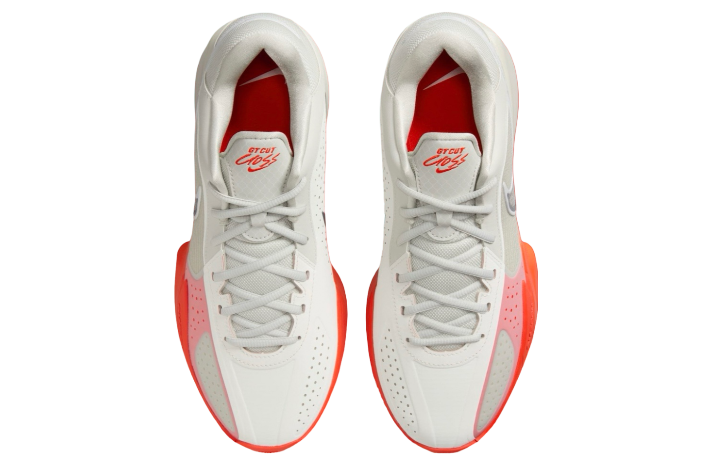 Nike GT Cut Cross Light Grey / Bright Crimson