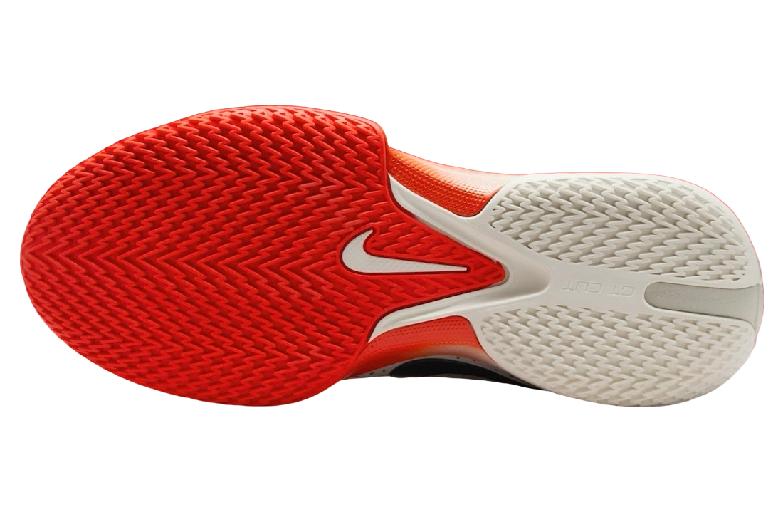 Nike GT Cut Cross Light Grey / Bright Crimson