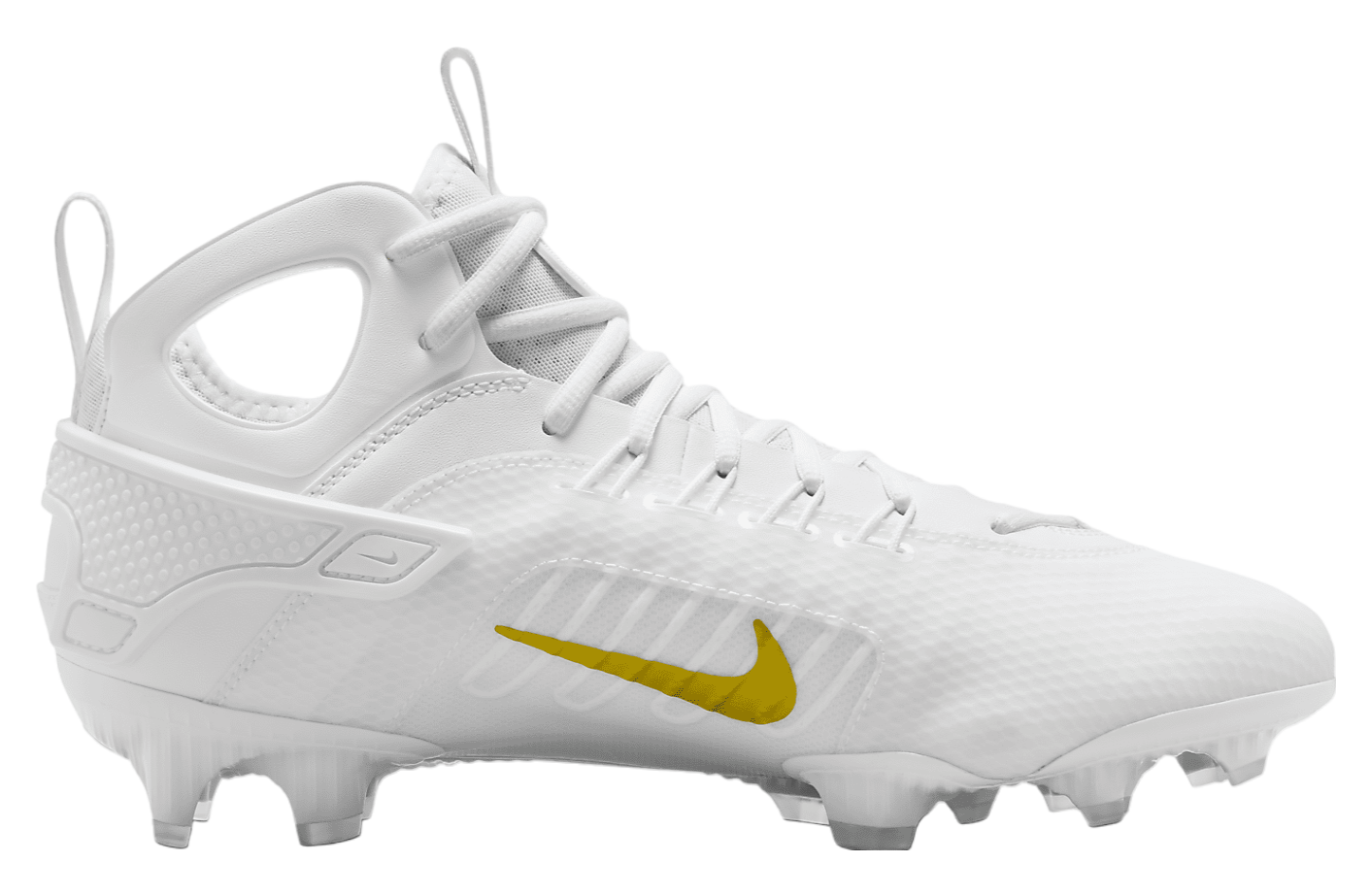 Nike Huarache 9 Elite LAX White / Metallic Vivid Gold