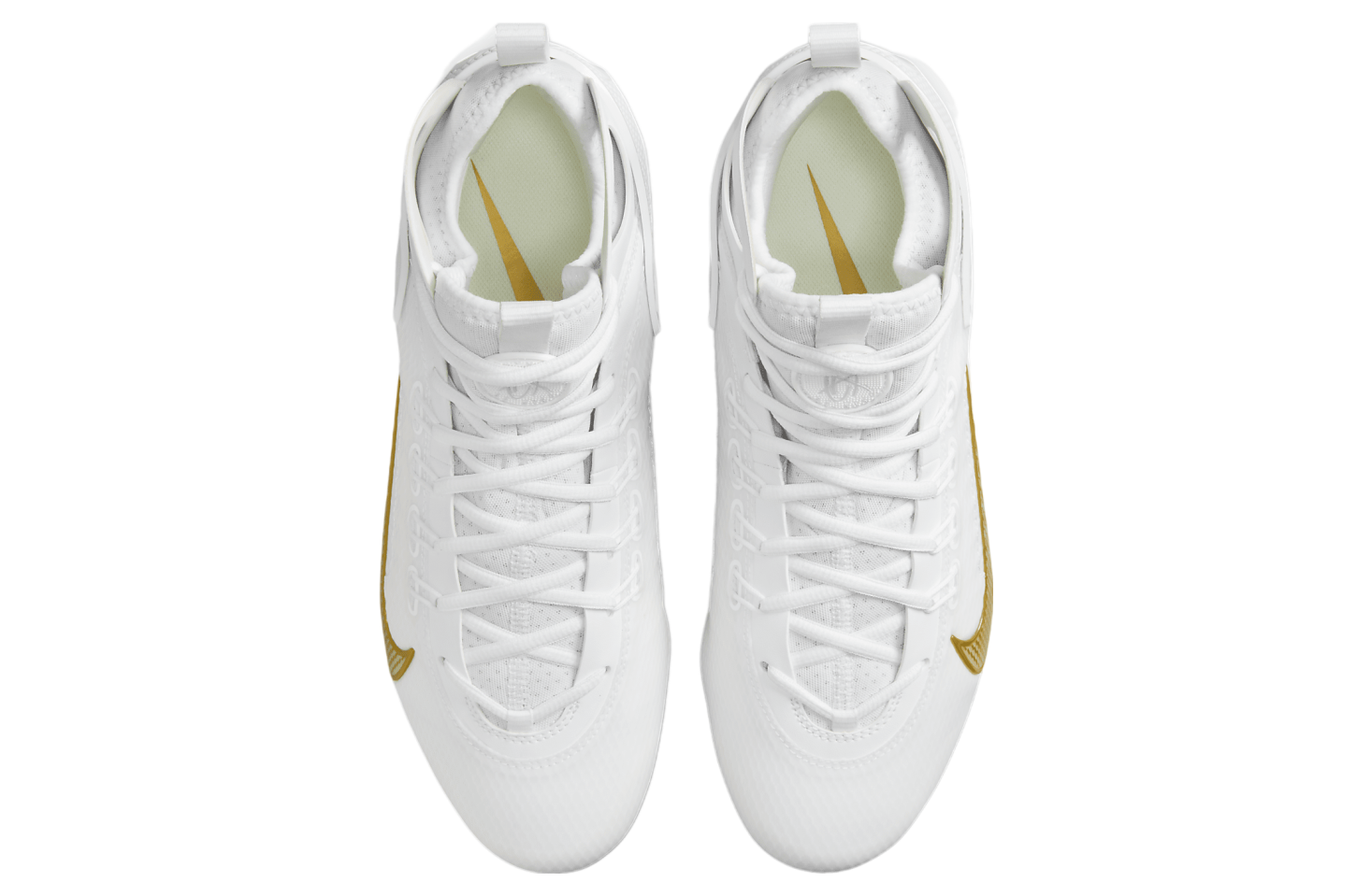 Nike Huarache 9 Elite LAX White / Metallic Vivid Gold