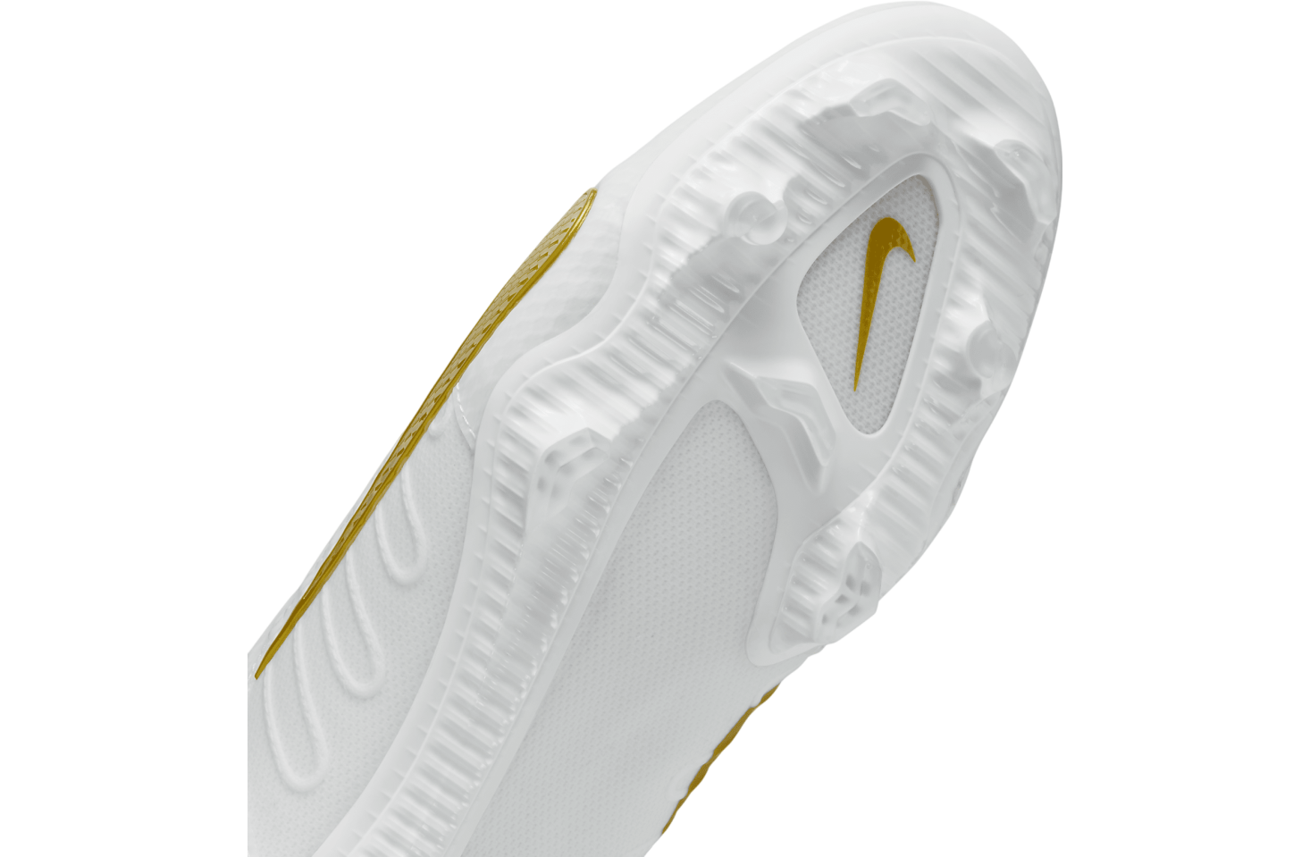 Nike Huarache 9 Elite LAX White / Metallic Vivid Gold