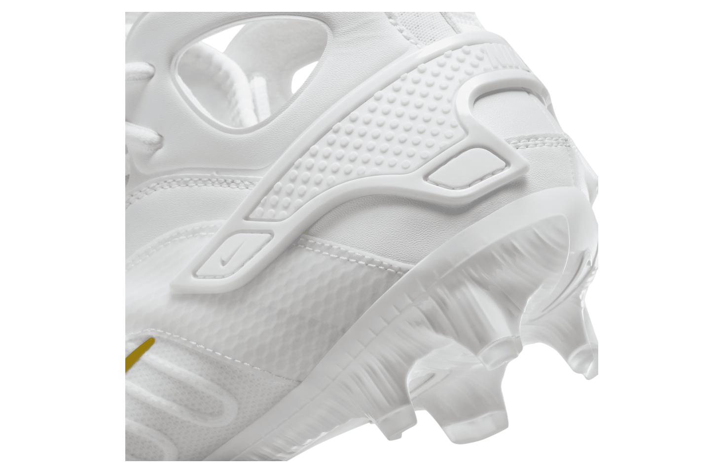 Nike Huarache 9 Elite LAX White / Metallic Vivid Gold