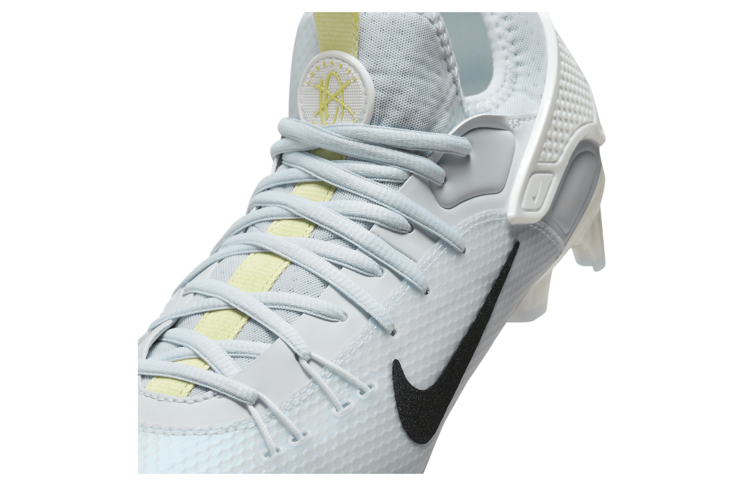 Nike Huarache 9 Elite Low LAX SE Football Grey / White