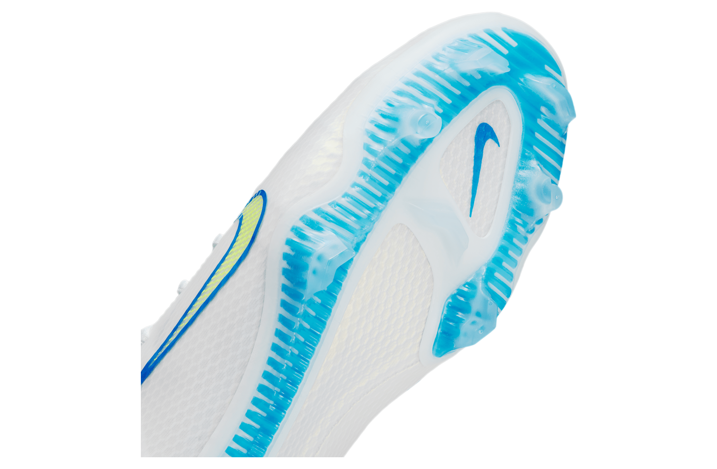 Nike Huarache 9 Elite Low Lax SE White / Vivid Blue