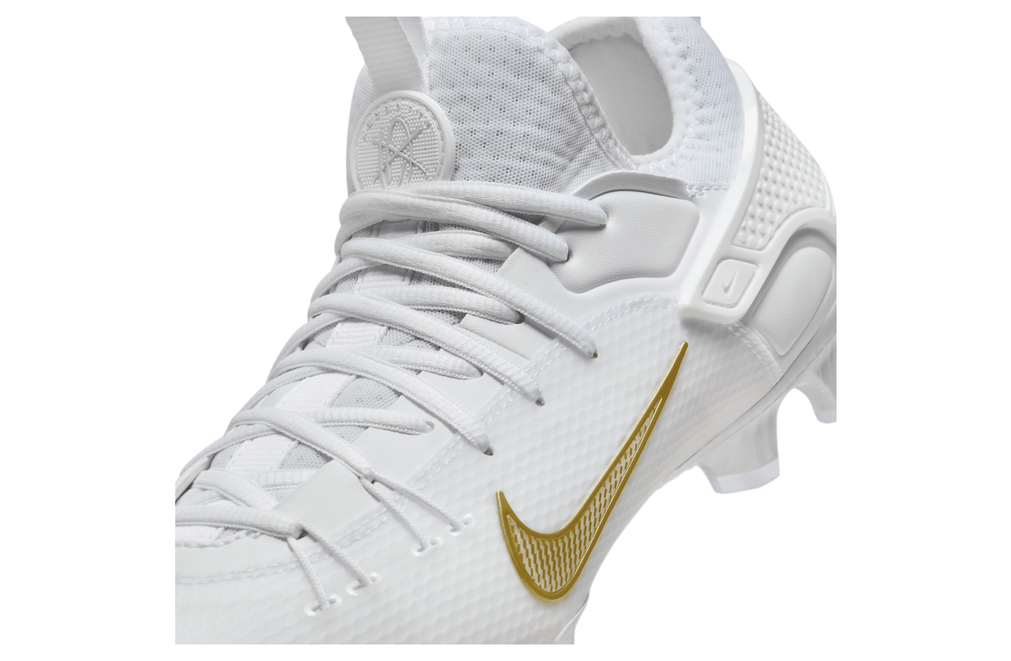 Nike Huarache 9 Elite Low LAX White / Metallic Vivid Gold