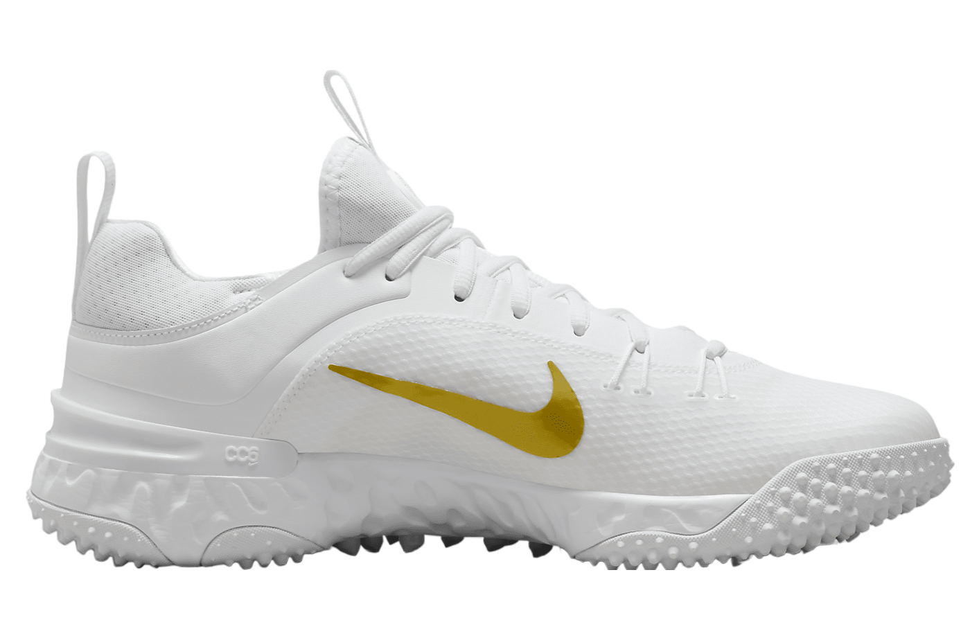 Nike Huarache 9 Elite TF LAX White / Metallic Vivid Gold