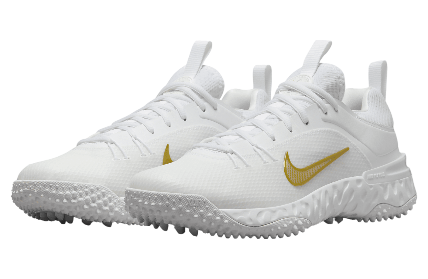 Nike Huarache 9 Elite TF LAX White / Metallic Vivid Gold