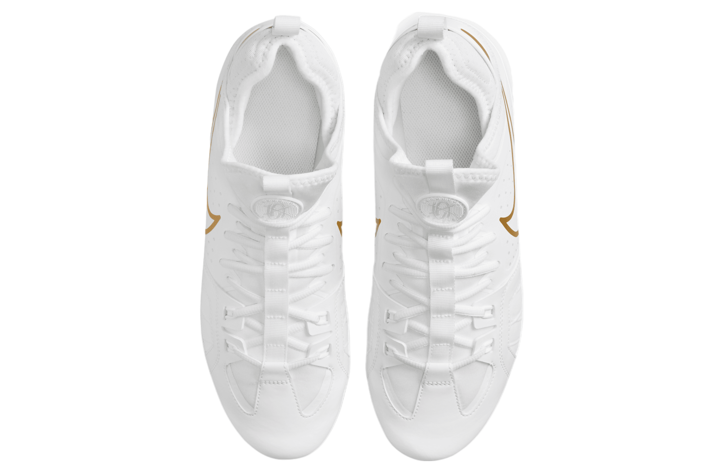 Nike Huarache 9 Varsity LAX White / Metallic Vivid Gold