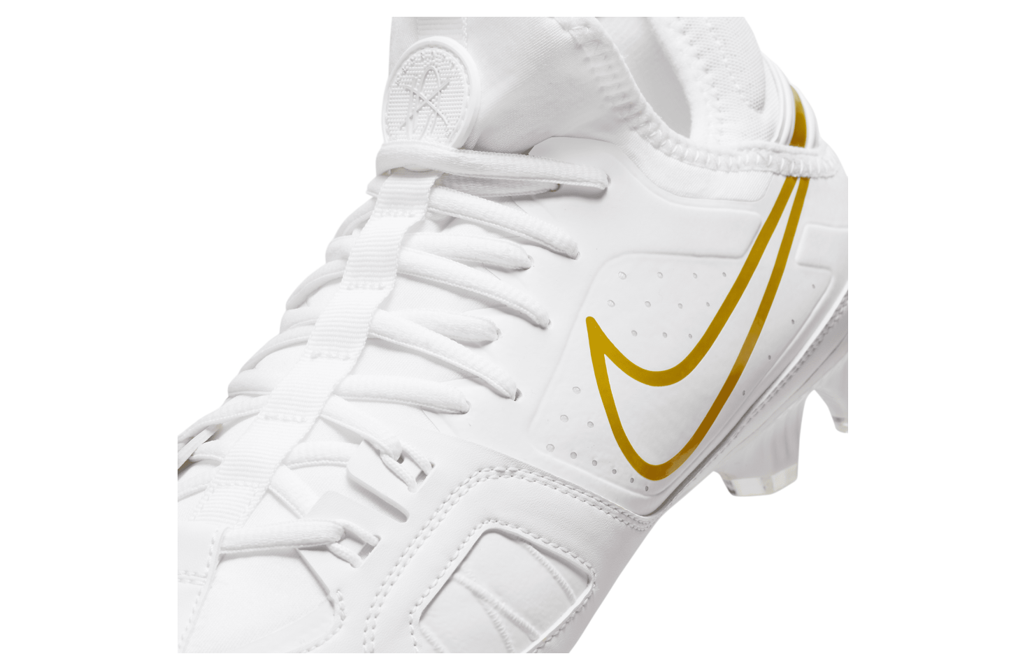 Nike Huarache 9 Varsity LAX White / Metallic Vivid Gold