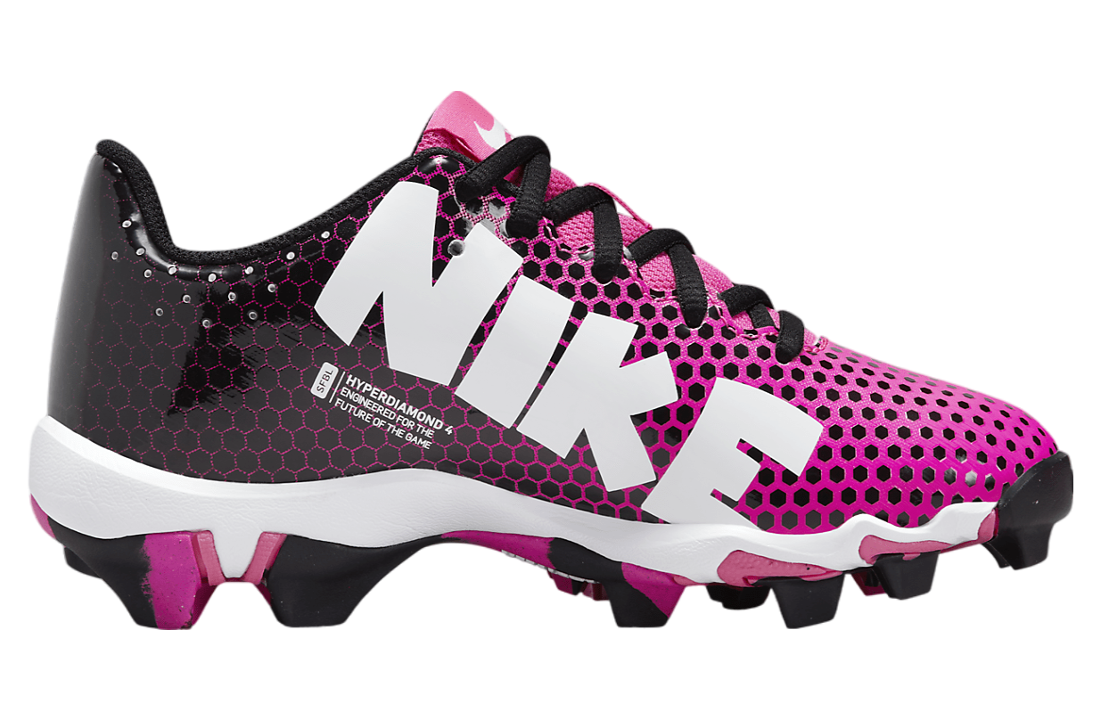 Nike Hyperdiamond 4 Keystone GG GS Black / Fierce Pink