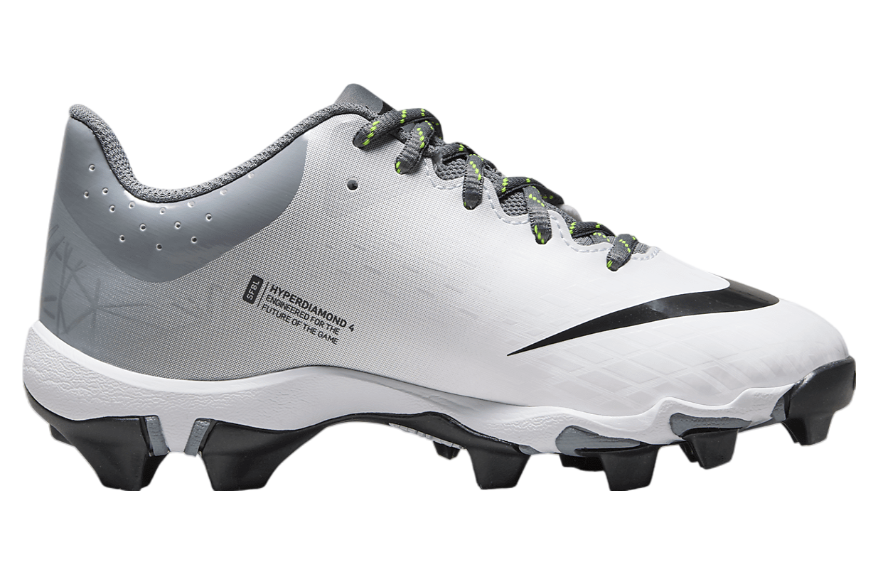 Nike Hyperdiamond 4 Keystone GG GS Cool Grey / White