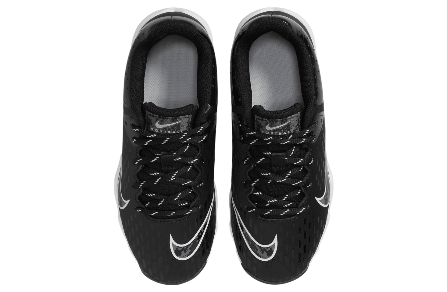 Nike Hyperdiamond 4 Keystone GS Black / Pure Platinum