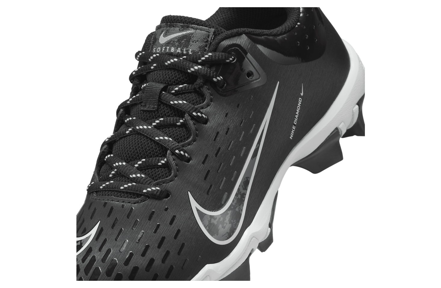 Nike Hyperdiamond 4 Keystone GS Black / Pure Platinum