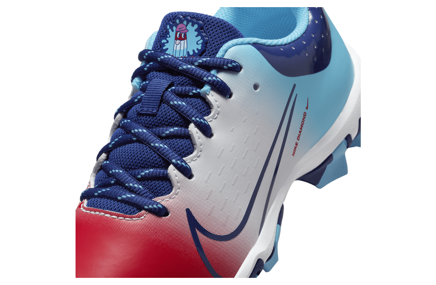 Nike Hyperdiamond 4 Keystone GS Light Crimson / Baltic Blue