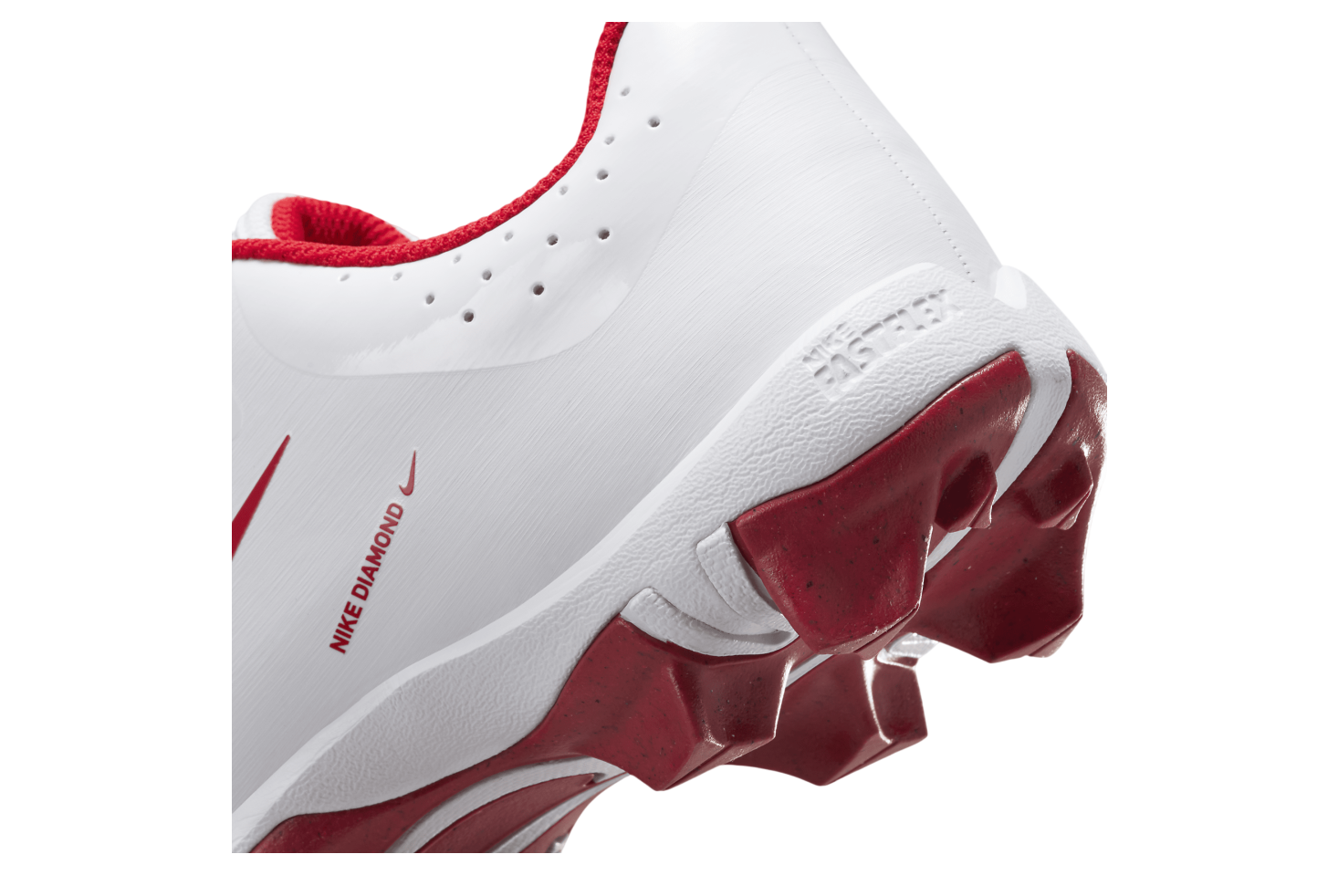 Nike Hyperdiamond 4 Keystone GS White / Pure Platinum / University Red