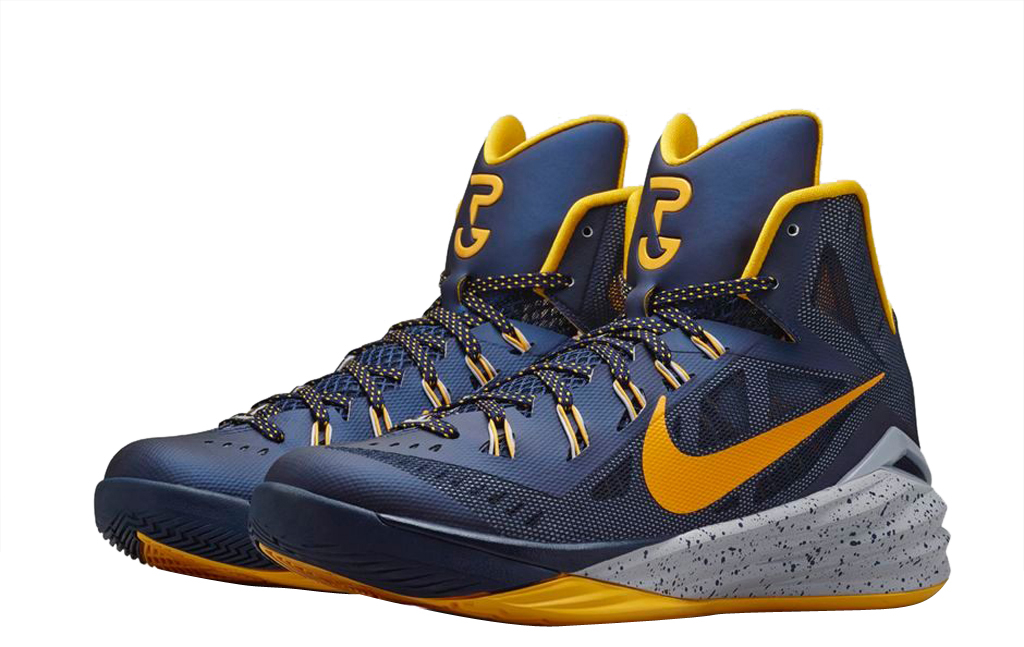 Nike Hyperdunk 2014 Basketball Shoes Men's 7 Yellow Blue Orange