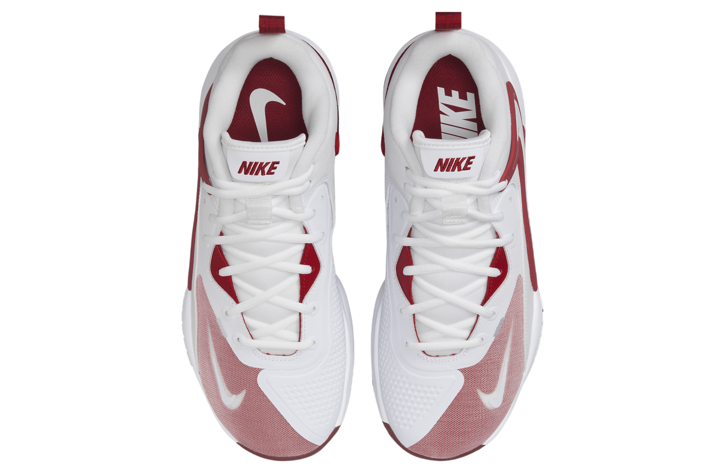 Nike Hyperset 2 IC White / Team Crimson