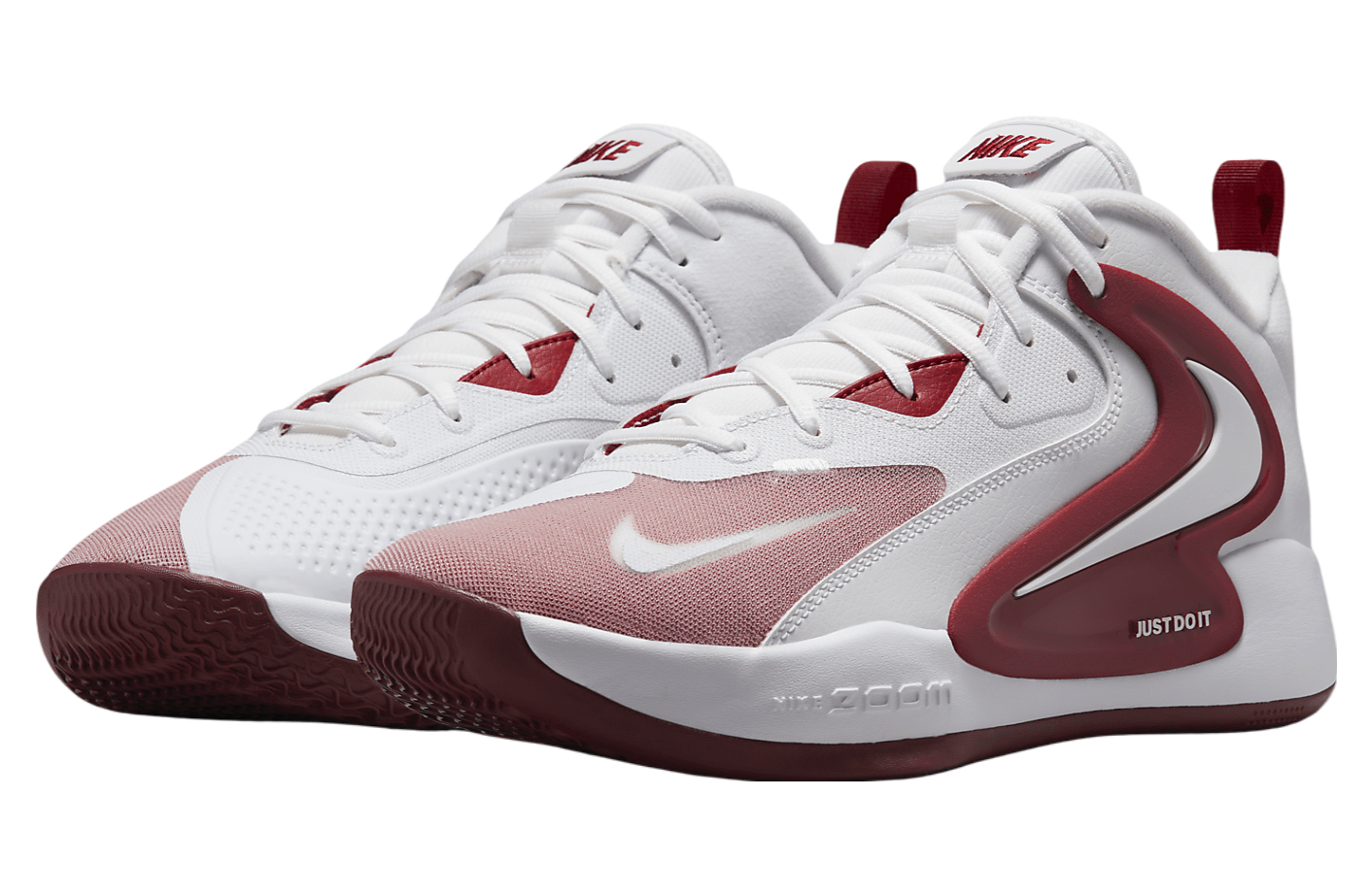 Nike Hyperset 2 IC White / Team Crimson