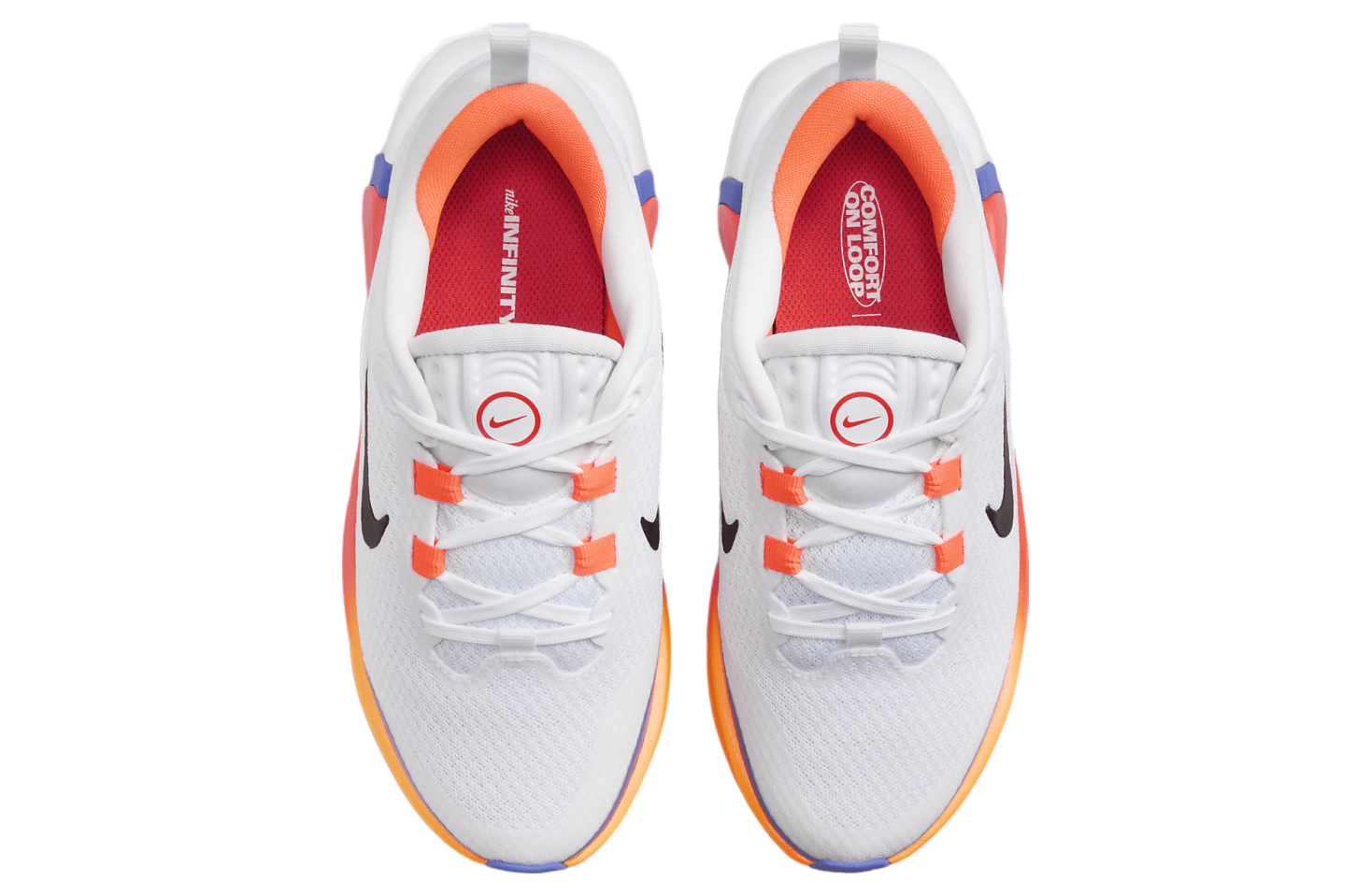 Nike Infinity Flow GS White / Total Orange