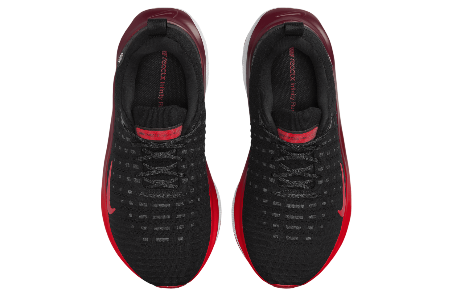 Nike InfinityRN 4 Black / Team Red (Extra Wide)