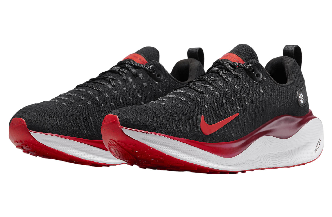 Nike InfinityRN 4 Black / Team Red (Extra Wide)