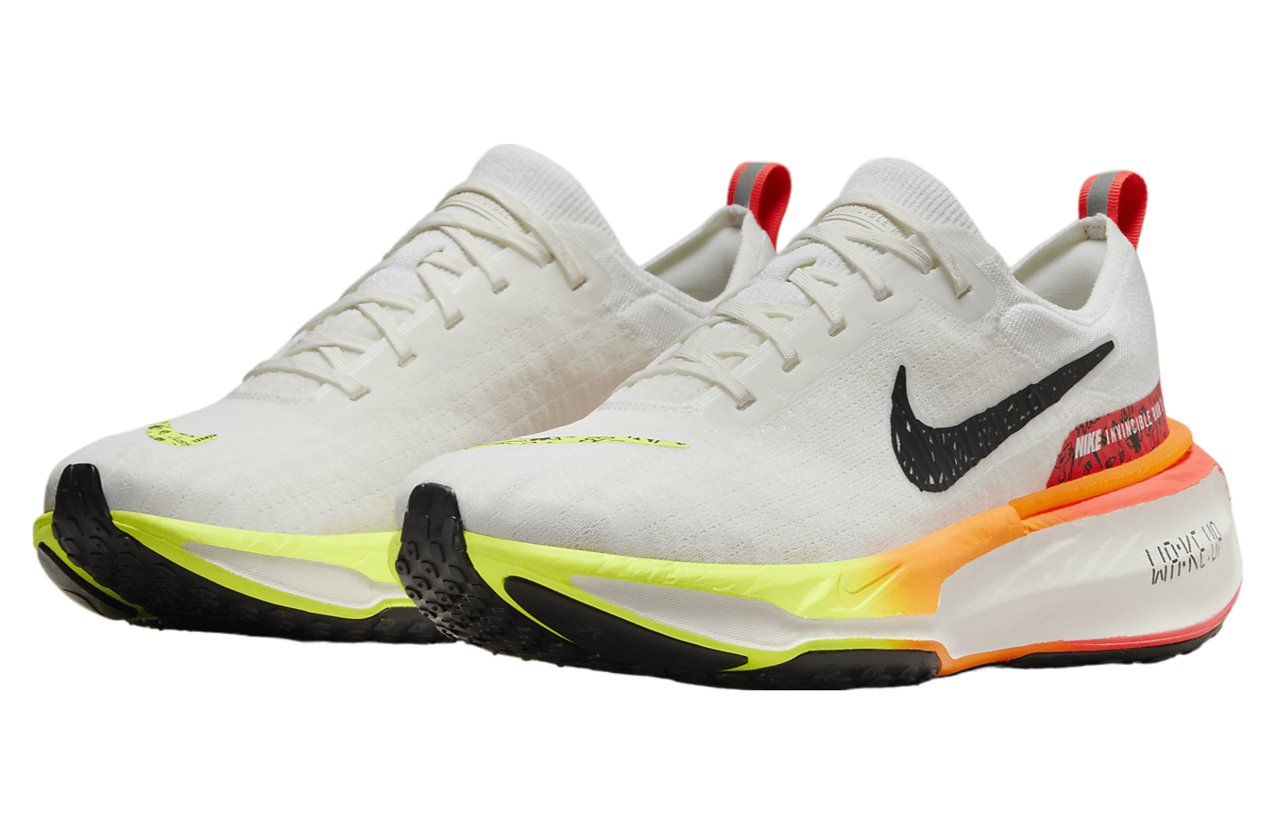 Nike Invincible 3 White / Bright Crimson