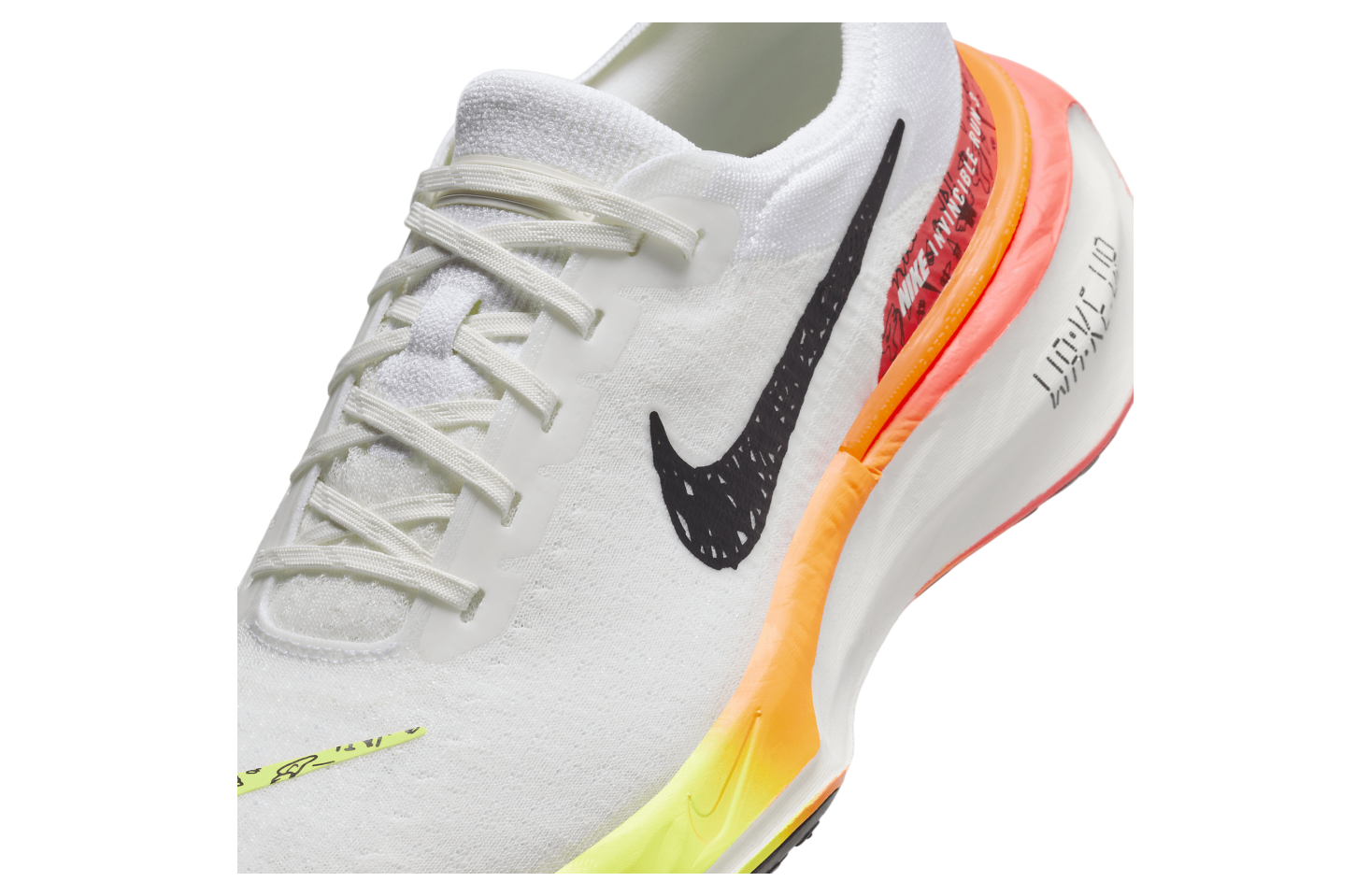 Nike Invincible 3 White / Bright Crimson