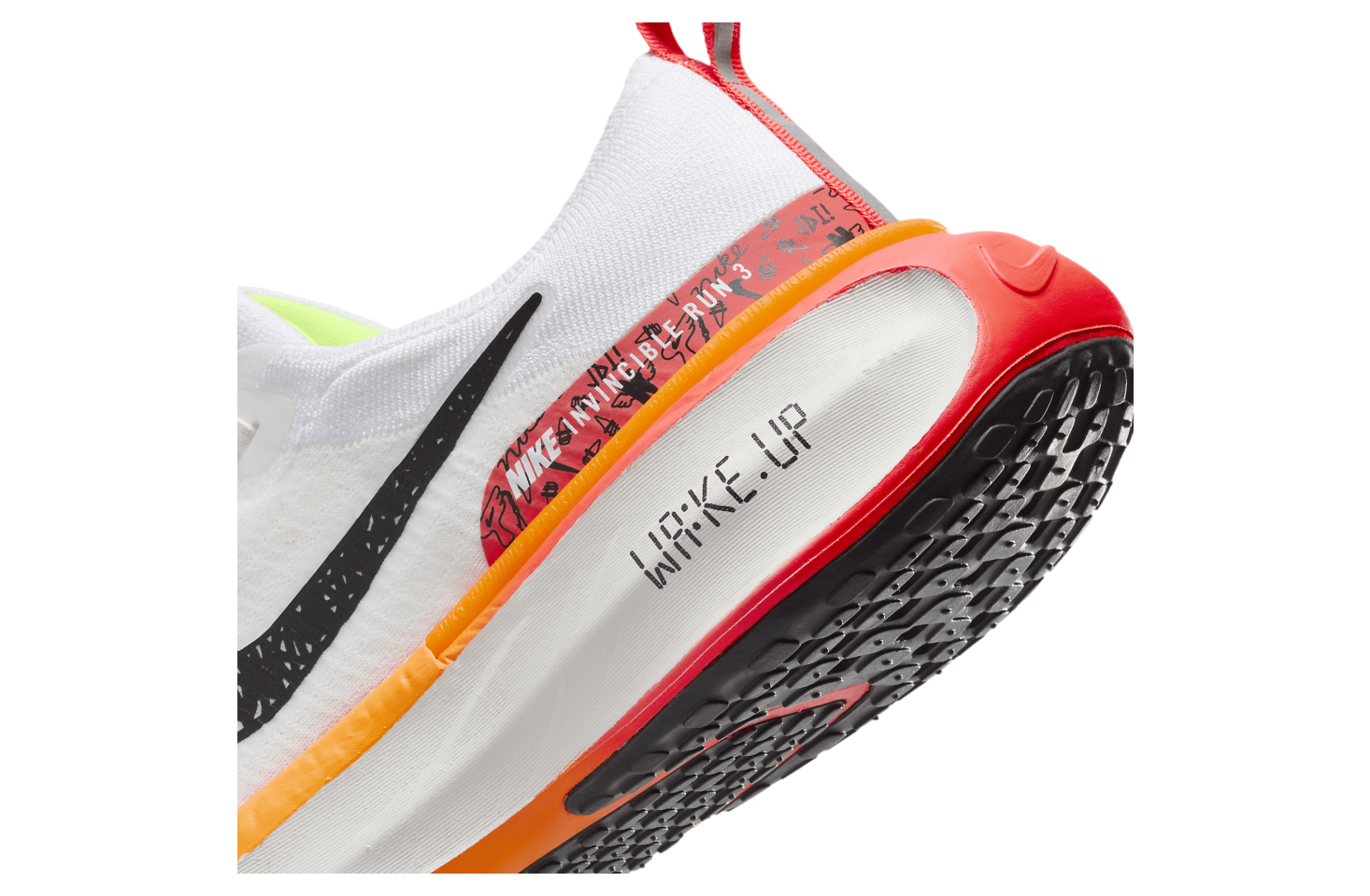 Nike Invincible 3 White / Bright Crimson