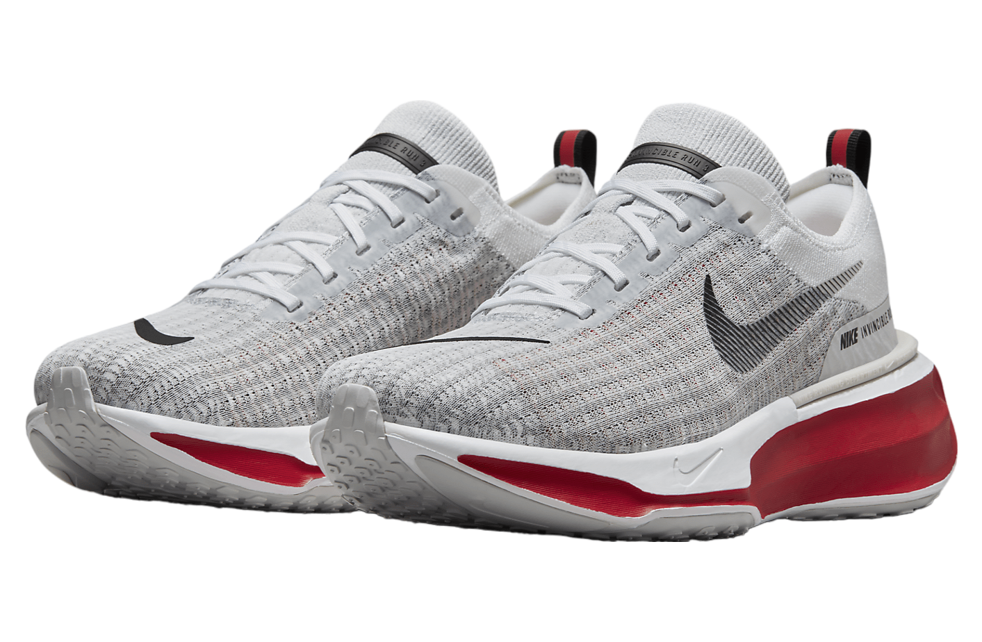 Nike Invincible 3 White / Fire Red (Extra Wide)