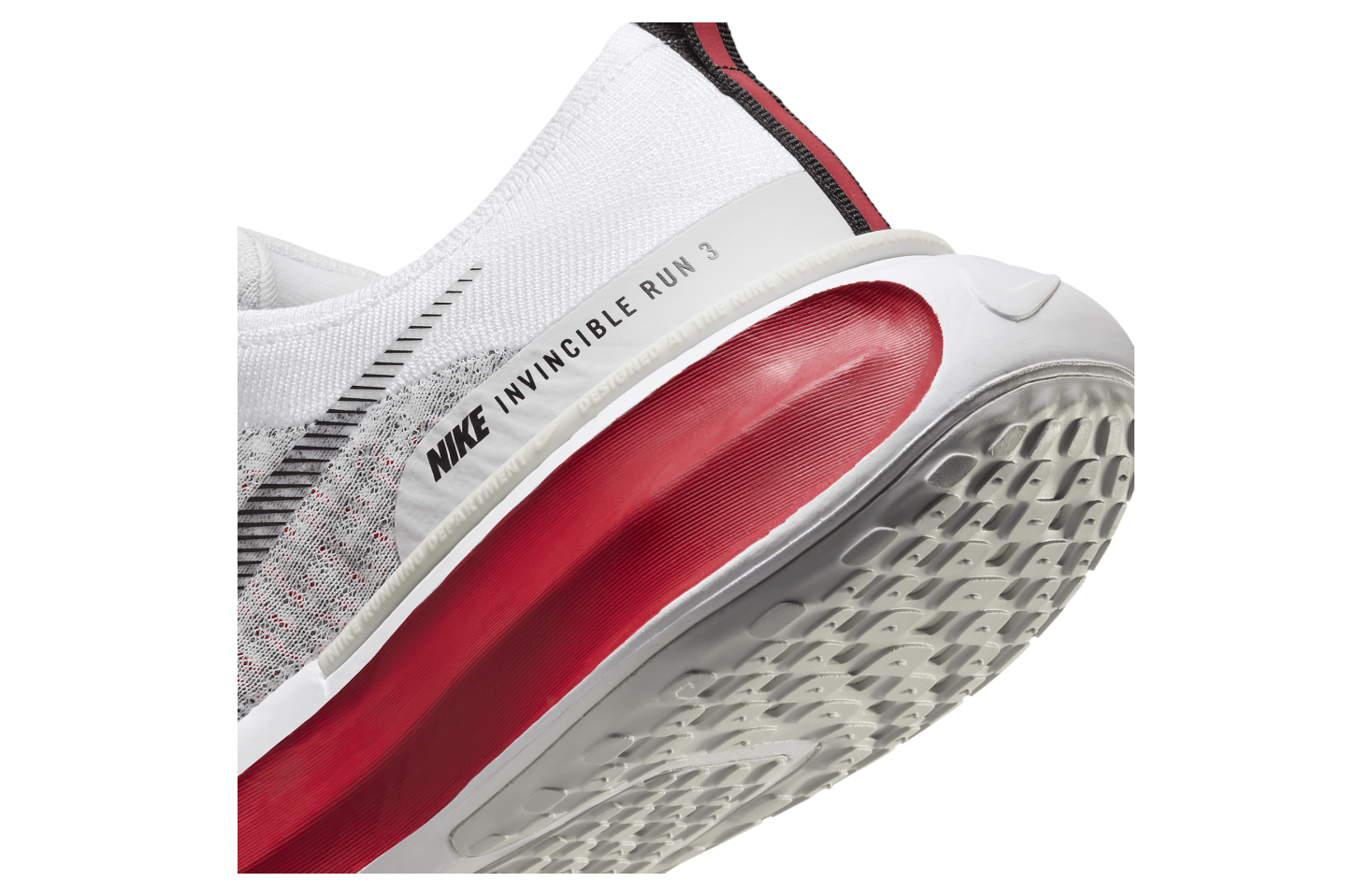 Nike Invincible 3 White / Fire Red (Extra Wide)