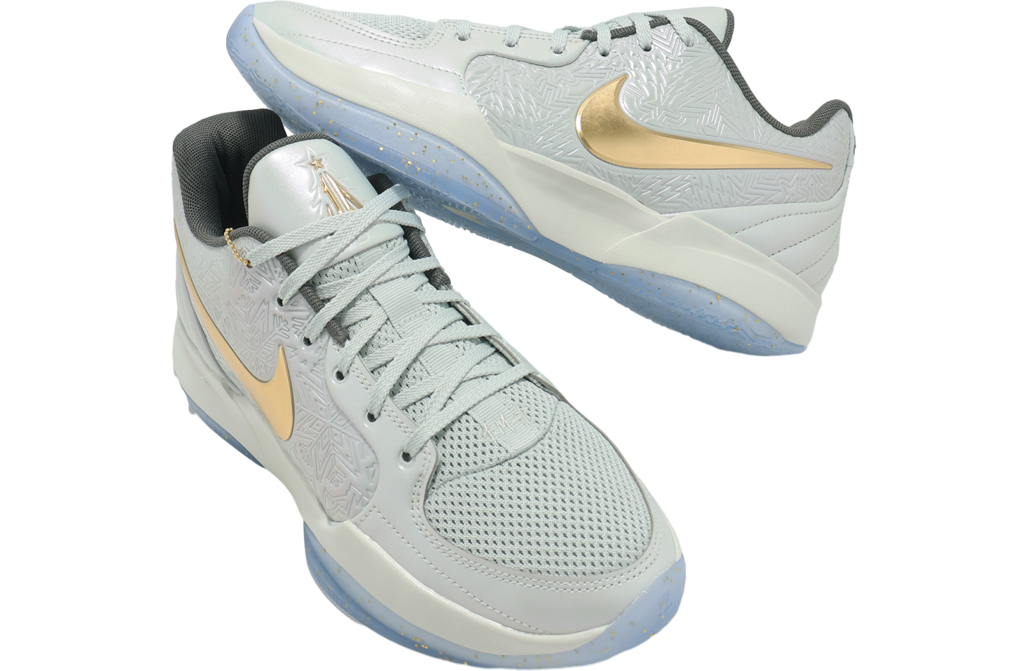 Nike JA 2 Xmas PE EP Light Sivler / Metallic Gold - Dec 2024