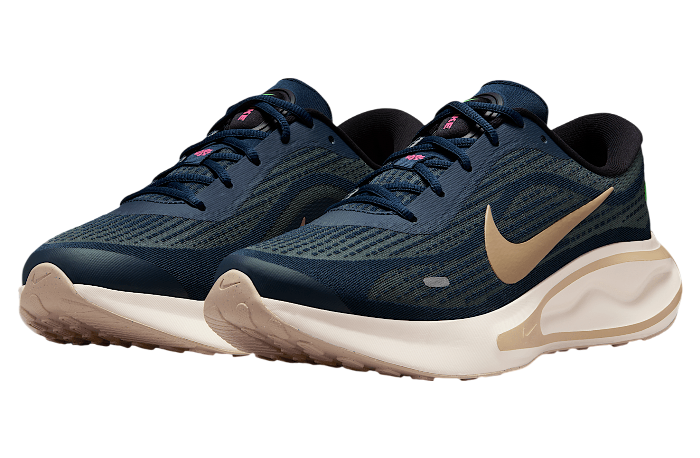 Nike Journey Run Armory Navy / Green Strike