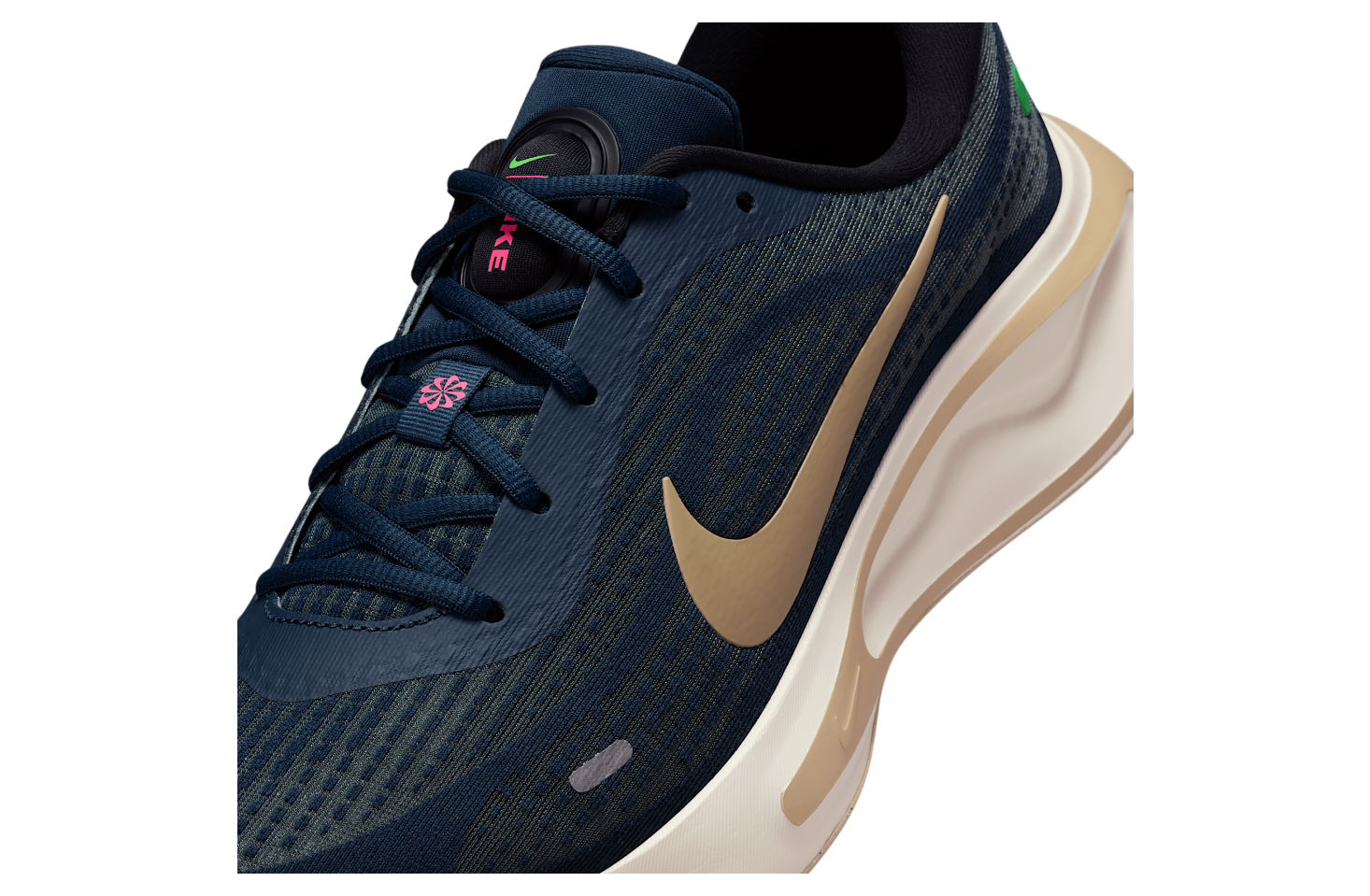 Nike Journey Run Armory Navy / Green Strike