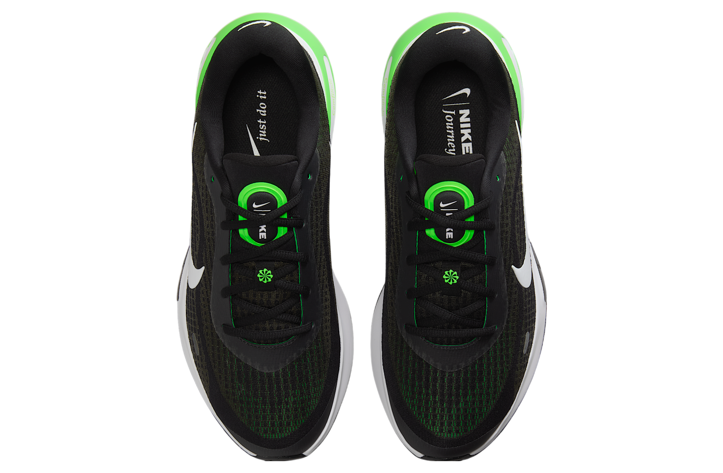Nike Journey Run Black / Green Strike