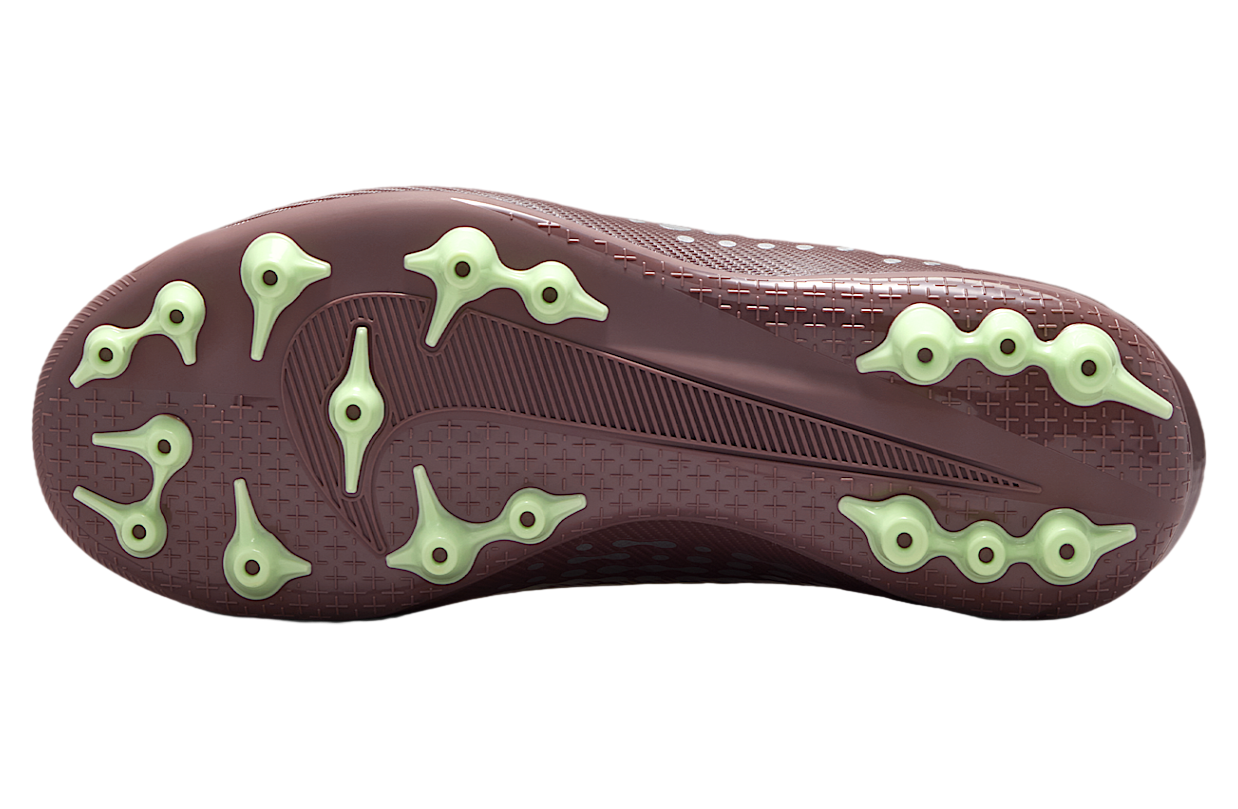 Nike Jr Mercurial Superfly 10 Academy Kylian Mbappé GS High AG Plum Eclipse / Metallic Silver