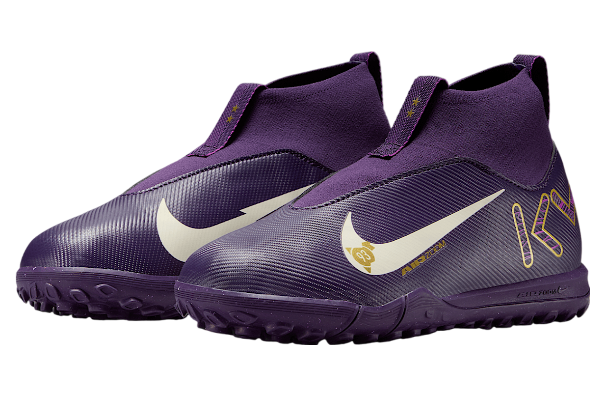 Nike Jr Mercurial Superfly 10 Academy Kylian Mbapp Gs High Tf Grand Purple / Pale Ivory