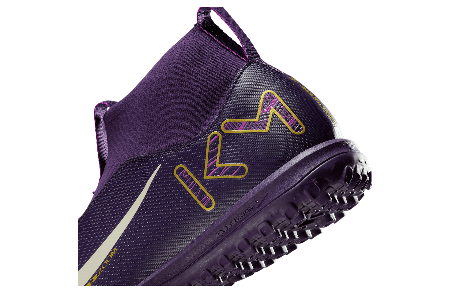 Nike Jr Mercurial Superfly 10 Academy Kylian Mbapp Gs High Tf Grand Purple / Pale Ivory