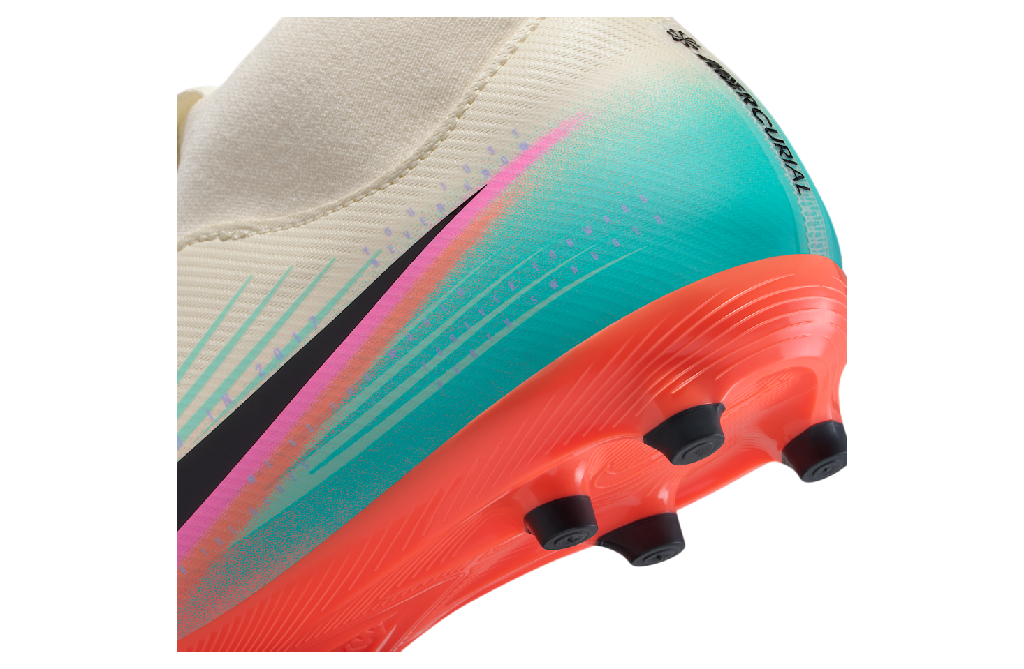 Nike Jr Mercurial Superfly 10 Academy Sam Kerr Gs High Mg Pale Ivory / Black