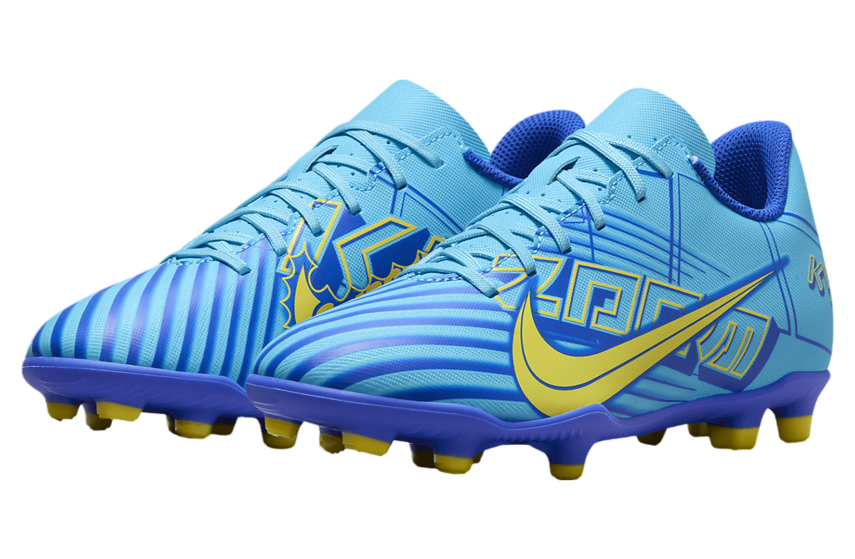 Nike Jr. Mercurial Vapor 15 Club Kylian Mbappé GS Low MG Baltic Blue / White