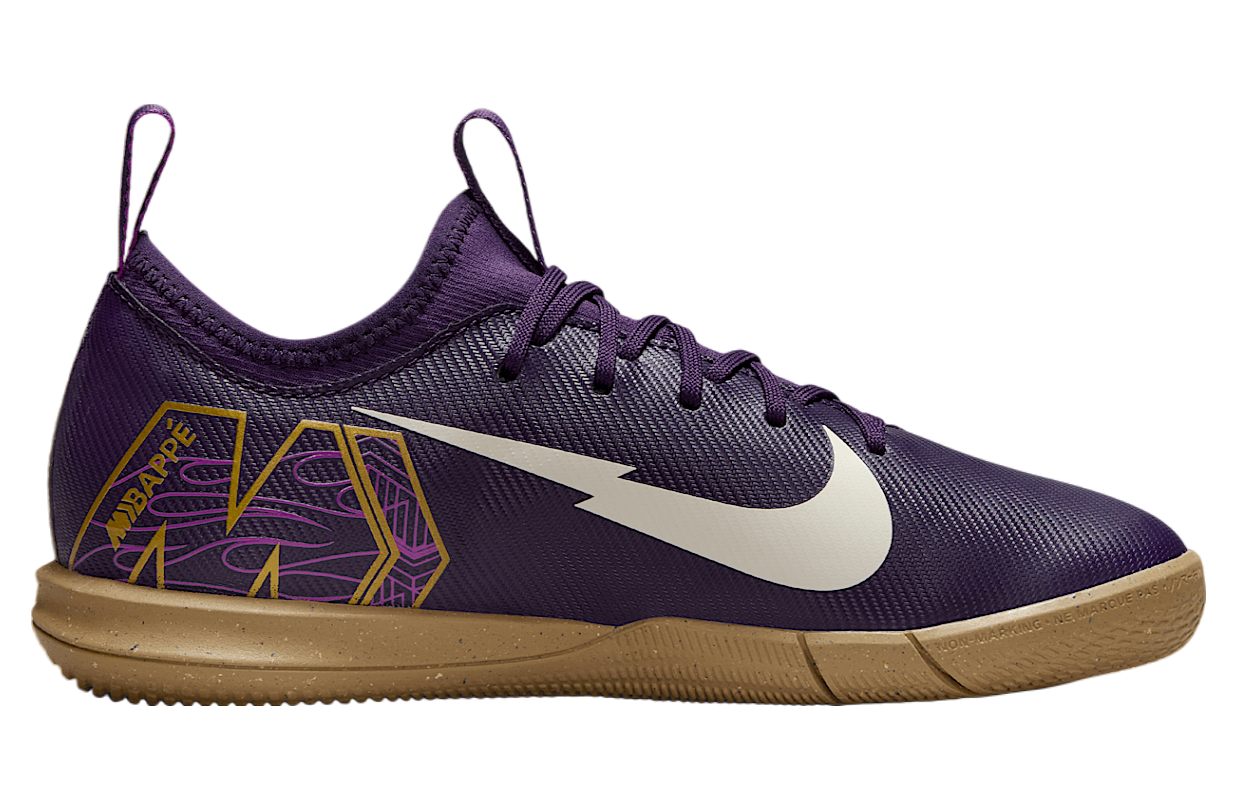 Nike Jr Mercurial Vapor 16 Academy Kylian Mbapp Gs Low Ic Grand Purple / Pale Ivory