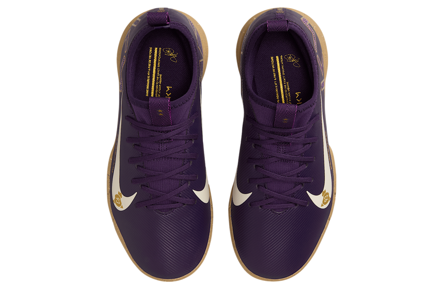 Nike Jr Mercurial Vapor 16 Academy Kylian Mbapp Gs Low Ic Grand Purple / Pale Ivory