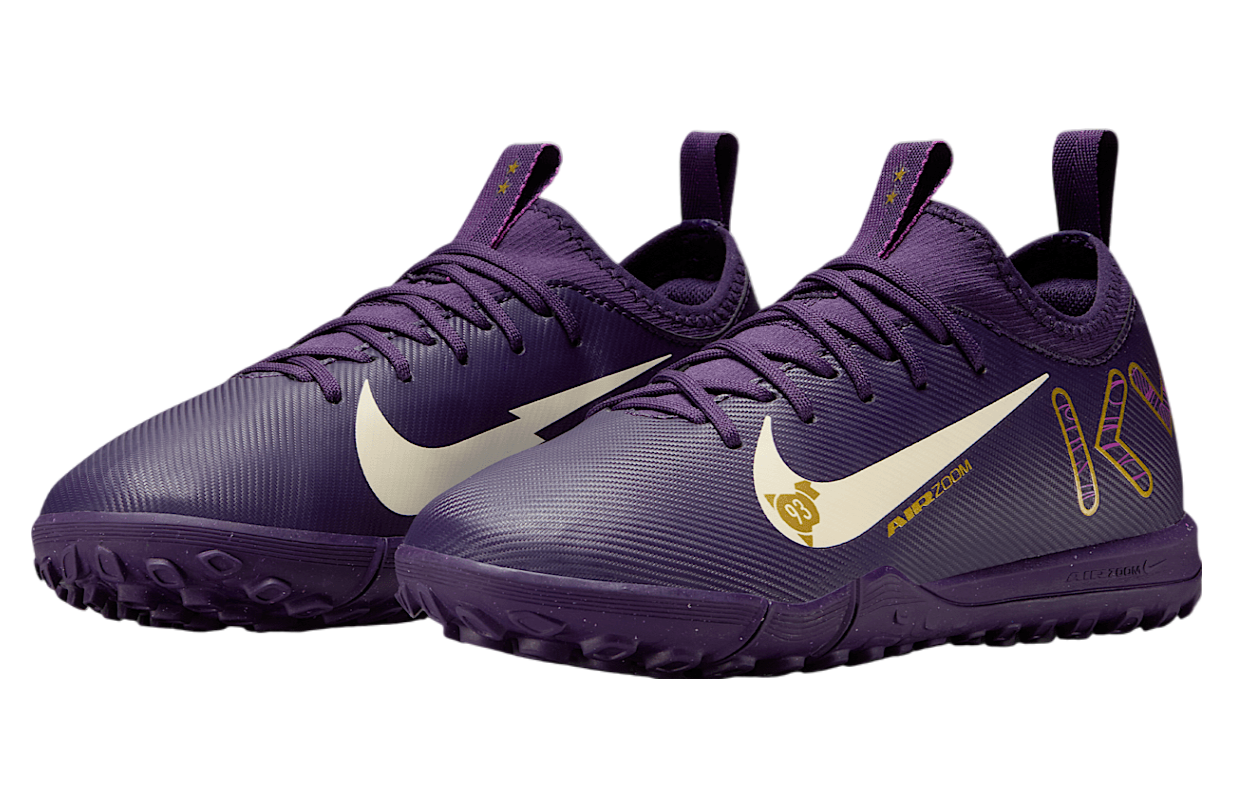 Nike Jr Mercurial Vapor 16 Academy Kylian Mbapp Gs Low Tf Grand Purple / Pale Ivory