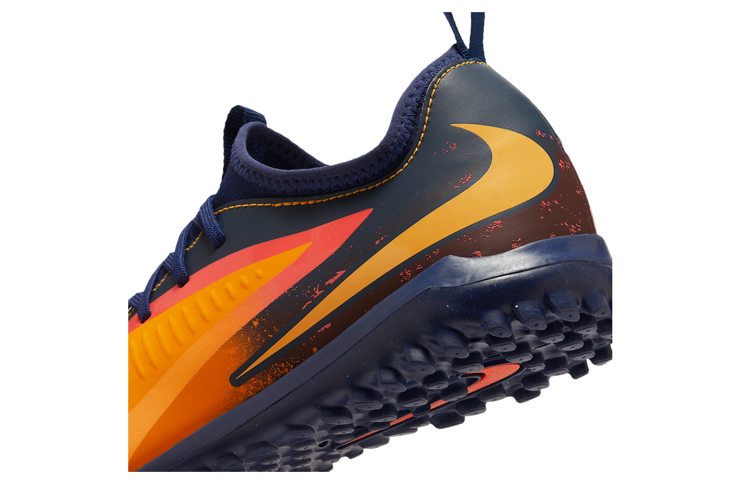 Nike Jr Phantom 6 Low Academy Erling Haaland GS TF Laser Orange / Blue Void