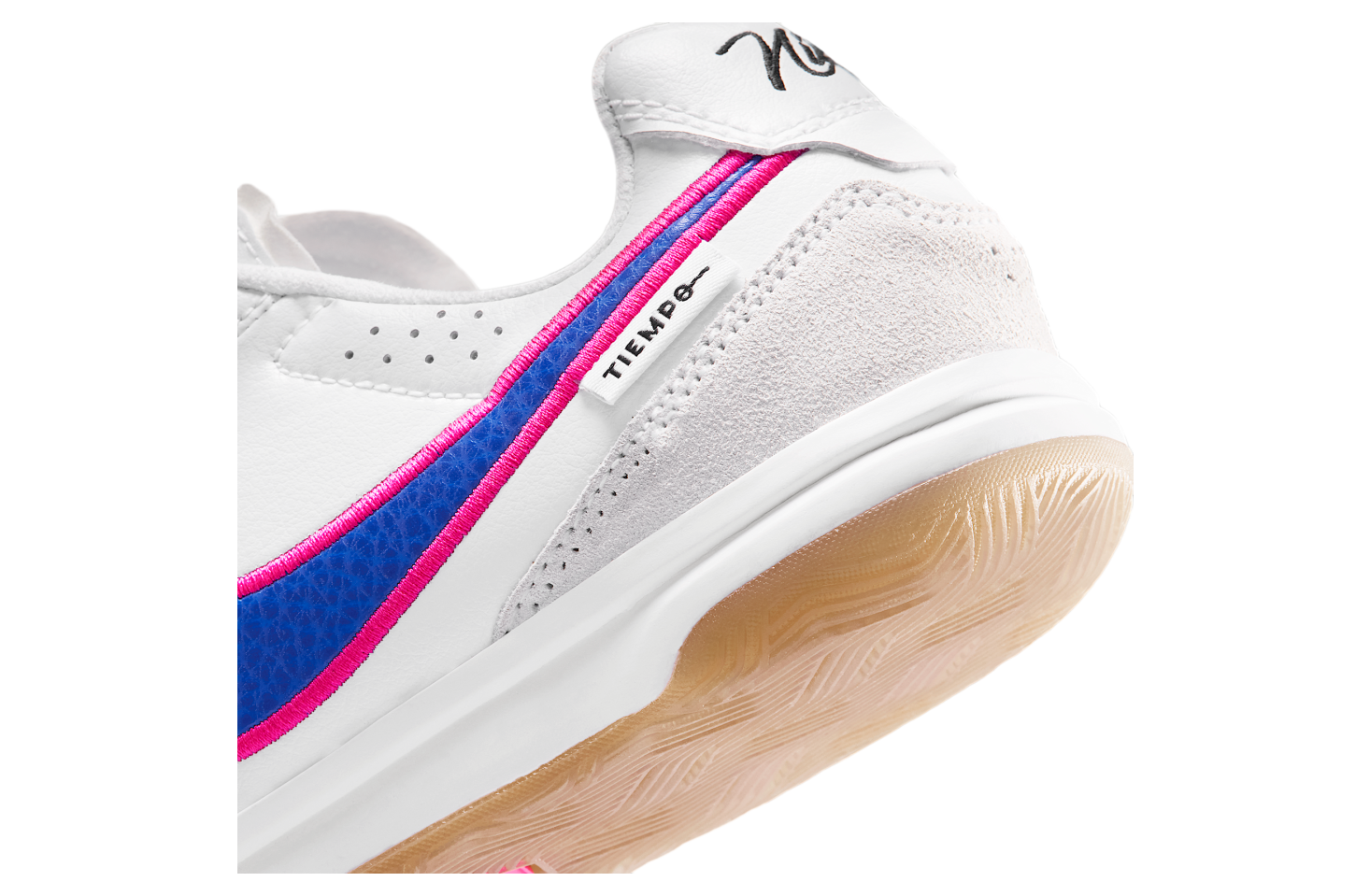 Nike Jr Tiempo Streetgato GS Low IC White / Pink Blast