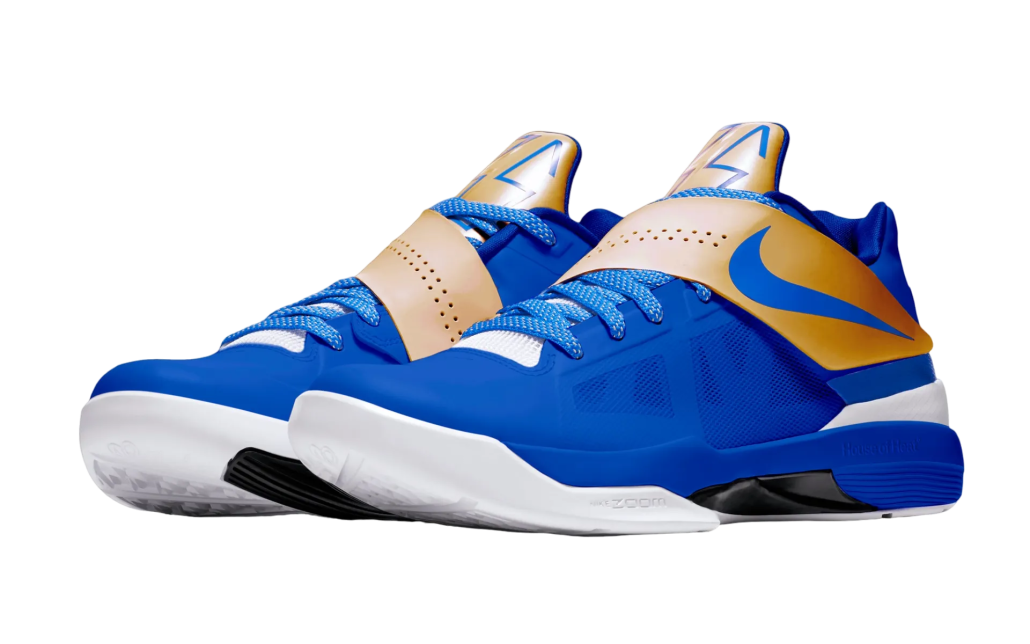 Nike KD 4 Royal White Gold