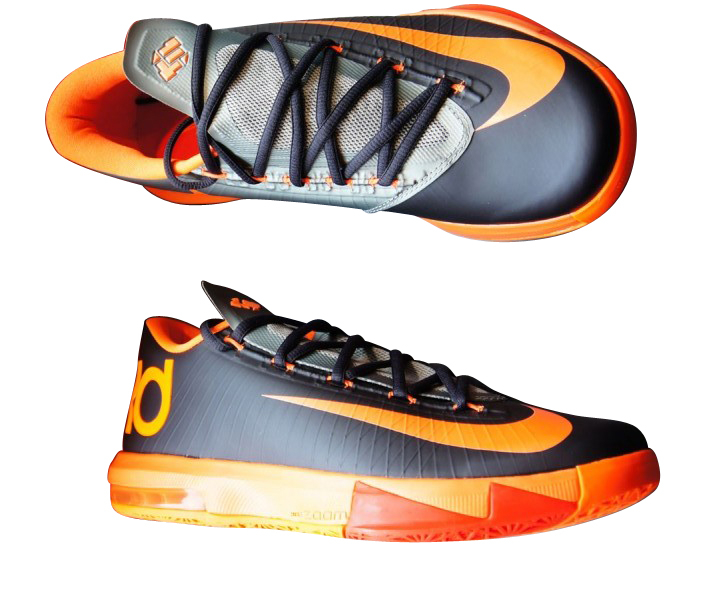Nike KD 6 - Anthracite / Total Orange 599424007